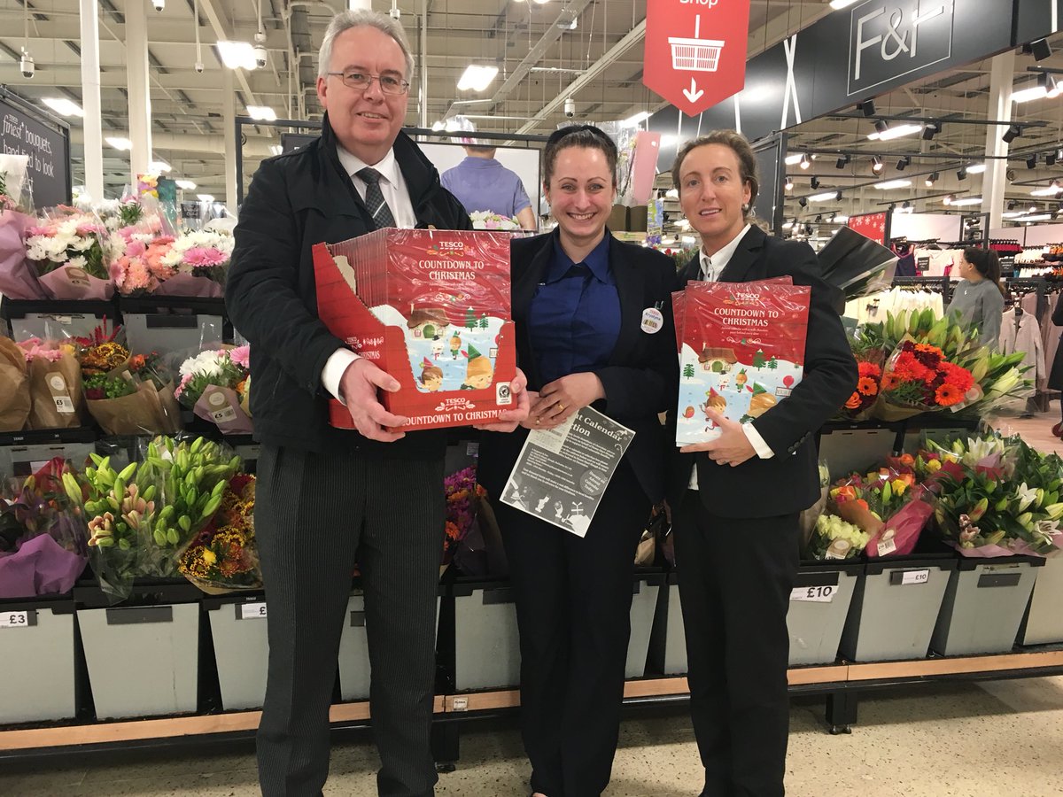 Advent calendar donation for <a href="/HomeStartSlough/">Home-Start Slough</a> with <a href="/Funeralpartner/">FuneralPartner</a> . <a href="/jlingard1989/">James Lingard</a> <a href="/DineshTesco/">Dinesh Sharma</a>