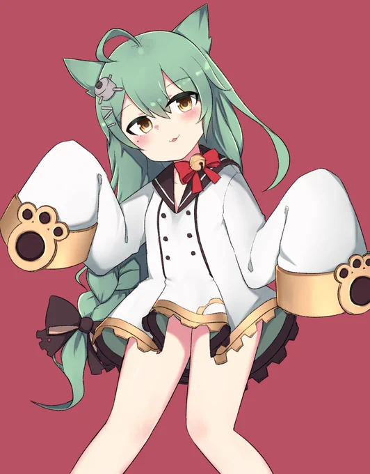 みえそうでみえないにゃ
#アズールレーン 