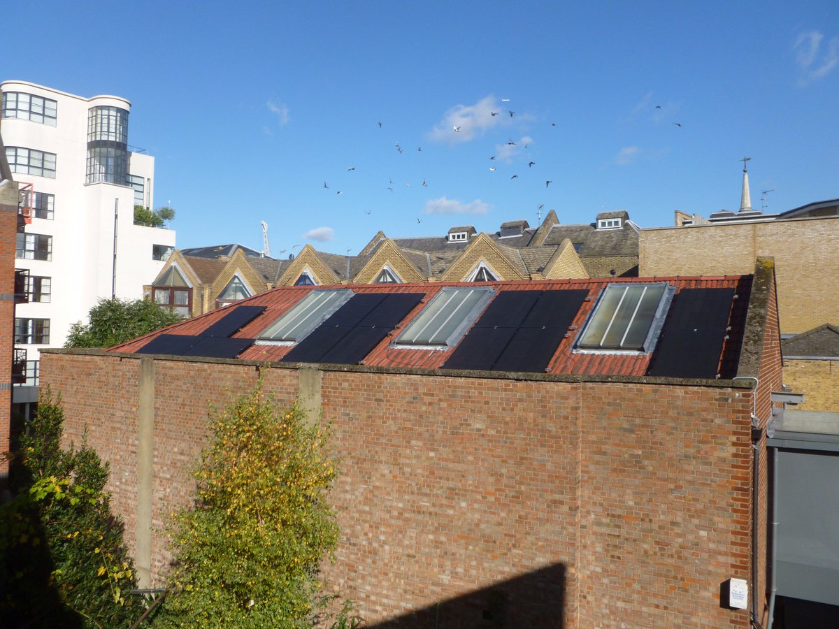 Recently completed project! #roofingandsolarpanels
<a href="/LkrRoofing/">London&Kent Roofing</a> London Bauble Theater