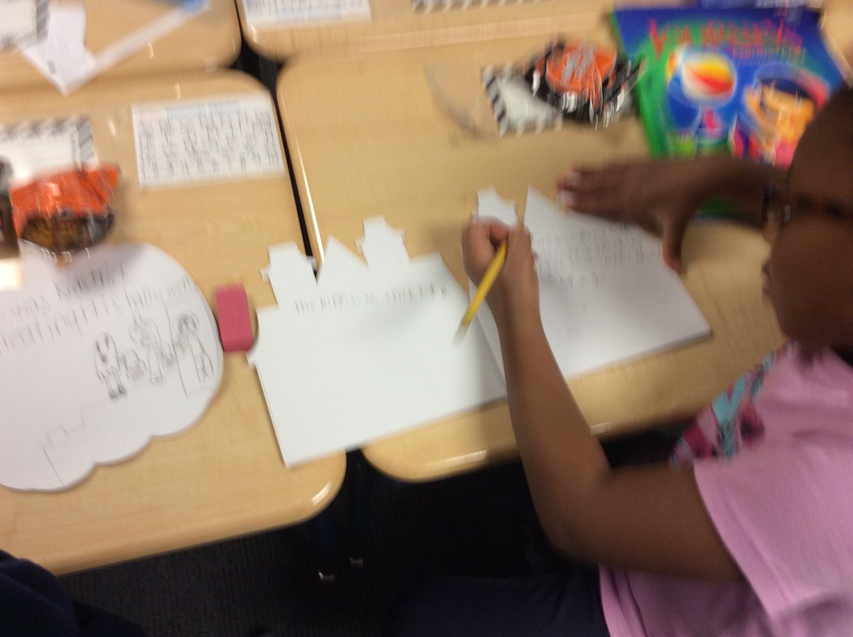 MissPichlerSR's tweet photo. First graders writing spooky stories! @srstoh @MissPichlerSR #Halloween2017 #firstgradeholidays https://t.co/QpOOJHYOuh