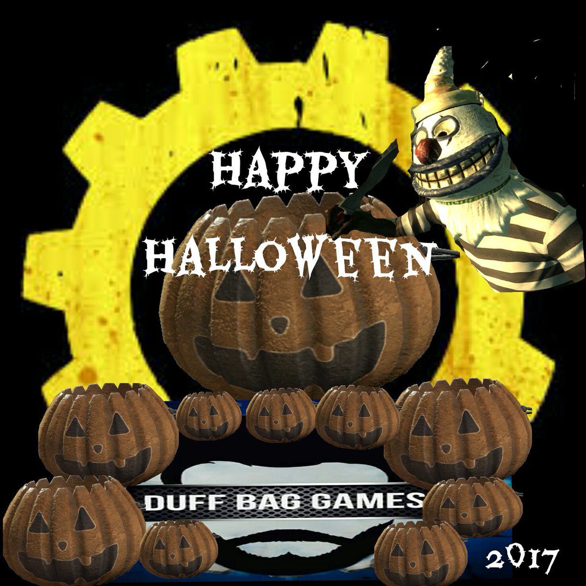 ClaytonDuffy's tweet photo. Happy Halloween Everyone 
#gamer #gamerguy #gamergirl #Fallout #fallout4 #wasteland #bethesda #commonwealth #halloween #Holidays #pumpkin https://t.co/eCW3l5oxAj