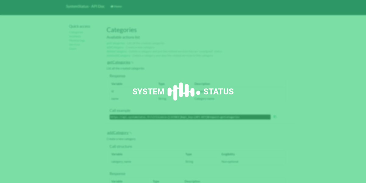systemstatusfr's tweet image. Bientôt la documentation officielle de l&apos;API de stockage #SystemStatus 📡