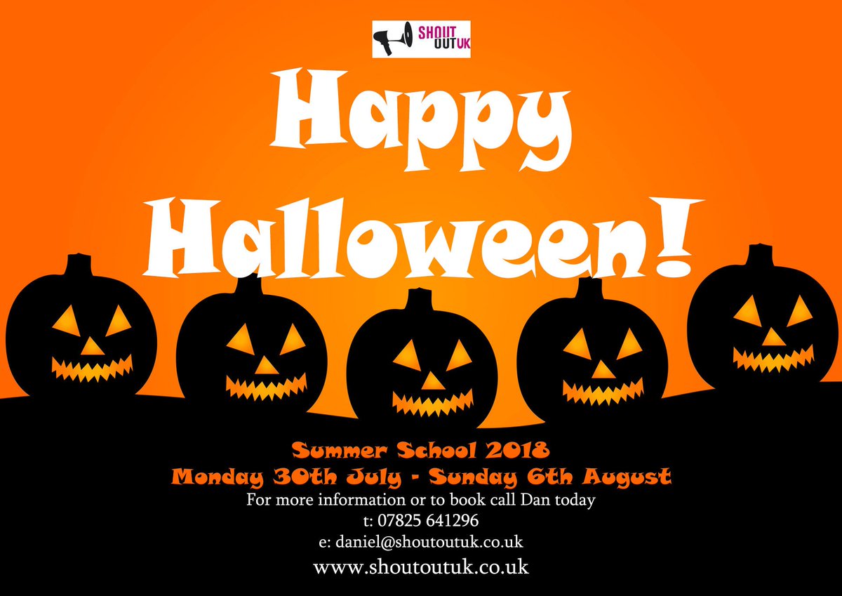 ShoutOut2013's tweet photo. We hope you all have an amazing, fun and safe Halloween tonight! #halloween #monton https://t.co/ckgji6UsVo https://t.co/997fkJpWjE