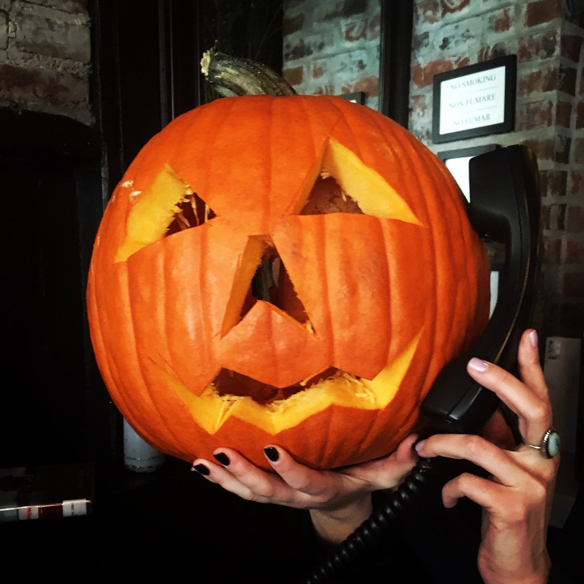 Something spooky is happening to our phones. While we work on expelling the ghosts, email us at info@luparestaurant.com #HappyHalloween