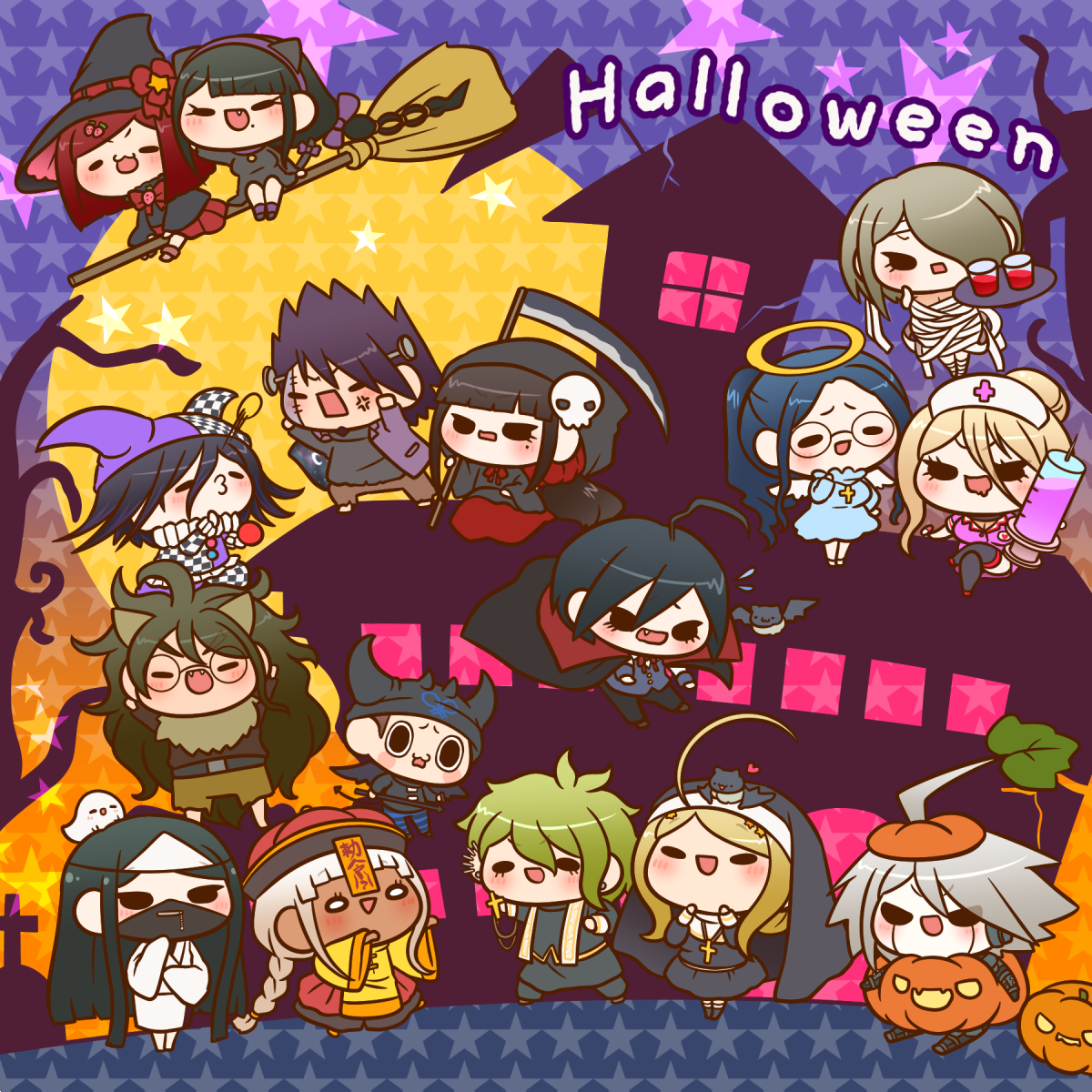 ダンガンロンパV3：赤松楓+最原終一+東条+夢野+春川+茶柱+白銀+夜長+