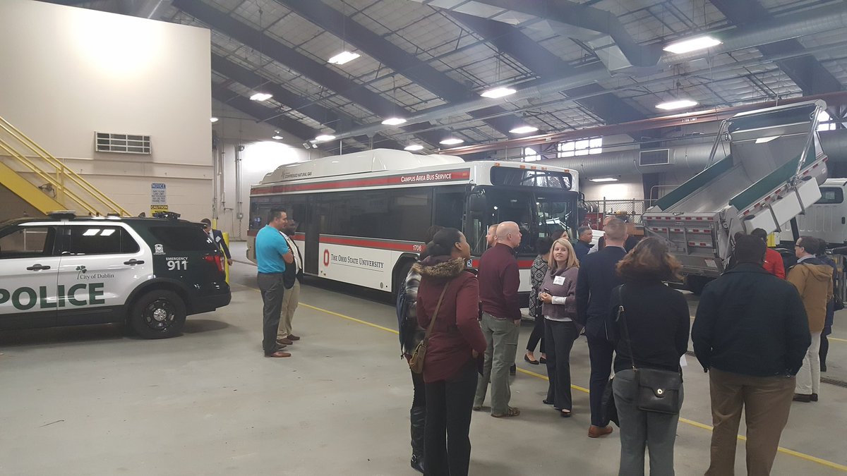 JeremyDB's tweet image. Stop #2 on the @cscc_edu Educators&apos;s Bus Tour, the City of Dublin Fleet Maint Facility. #csccscm