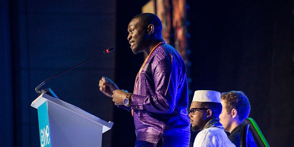 One Young World tweet media