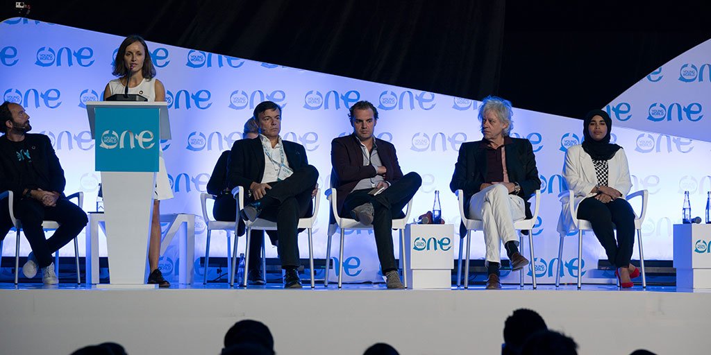 One Young World tweet media