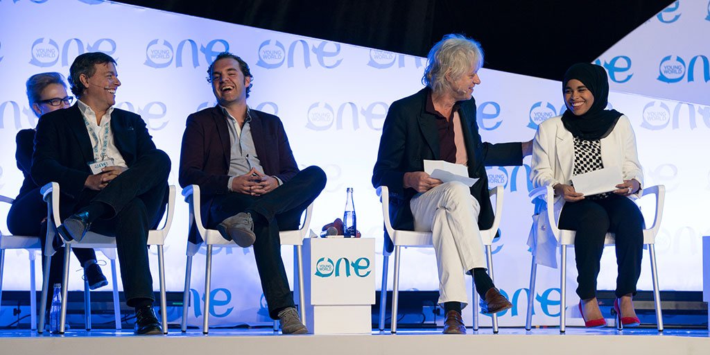 One Young World tweet media