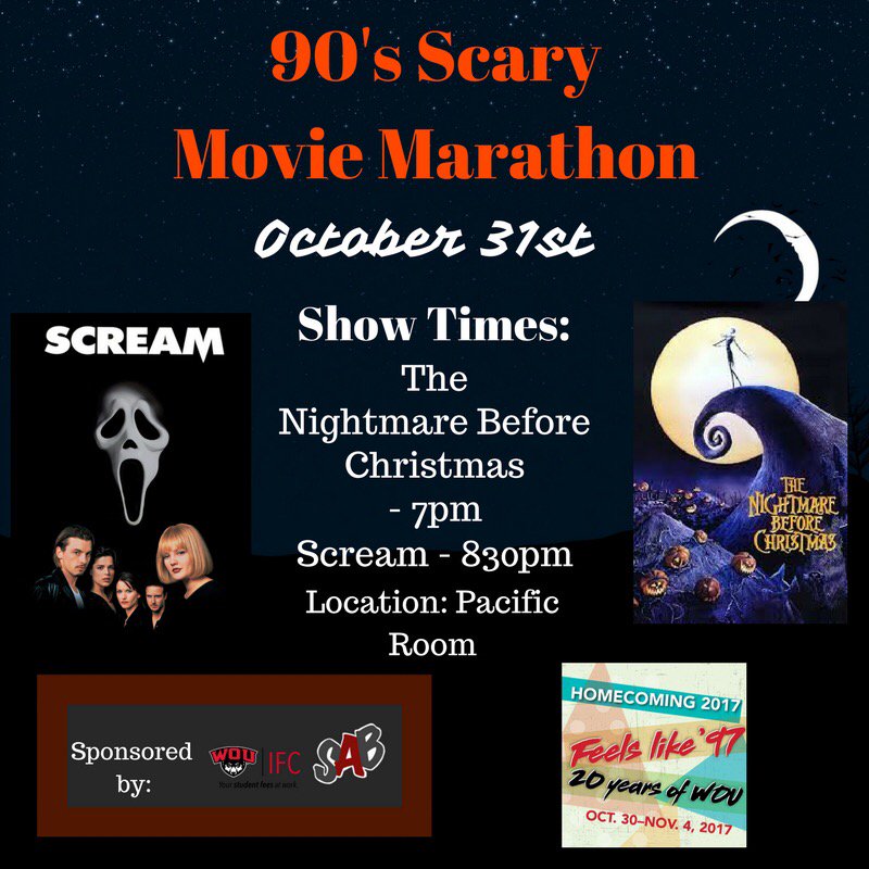 WOUSAB's tweet photo. Come tonight for movies, food and prizes!! Tonight 7-10 in the Pacific room! #feelslike97 https://t.co/GDmziNGgyK
