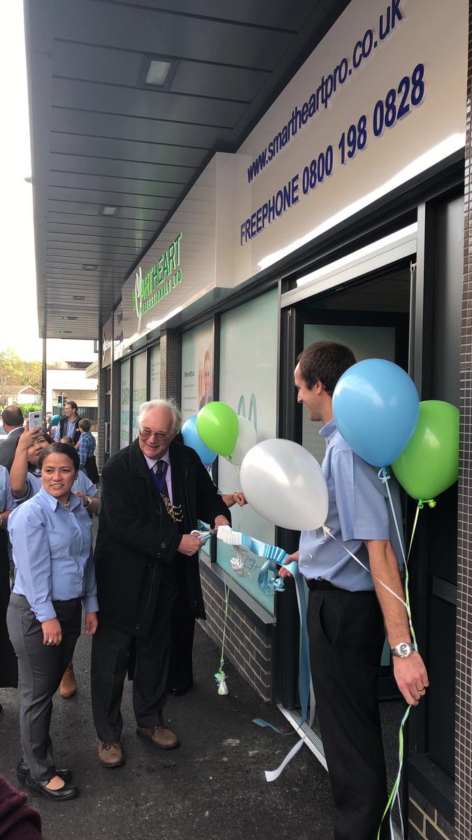 SmartHeart_Pro's tweet photo. Excellent day on Saturday - another milestone which hopefully leads to many more! #SmartHeartProNewOffice now open for business! https://t.co/Bgaspq6kUc