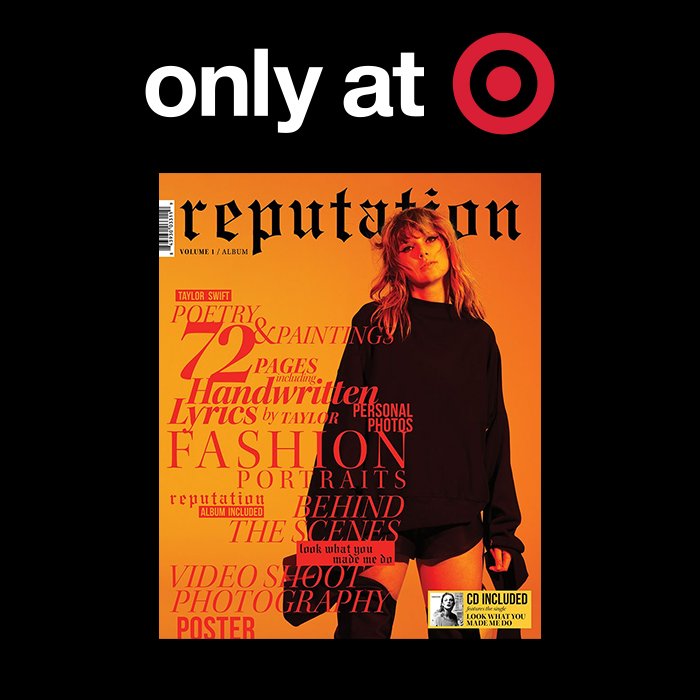 scottborchetta's tweet photo. IT'S #reputationERA! GET THE EXCLUSIVE MAGAZINE ALBUM BUNDLES, ONLY AT @Target! https://t.co/WGk9iSPtEP https://t.co/BPppBiG4FN
