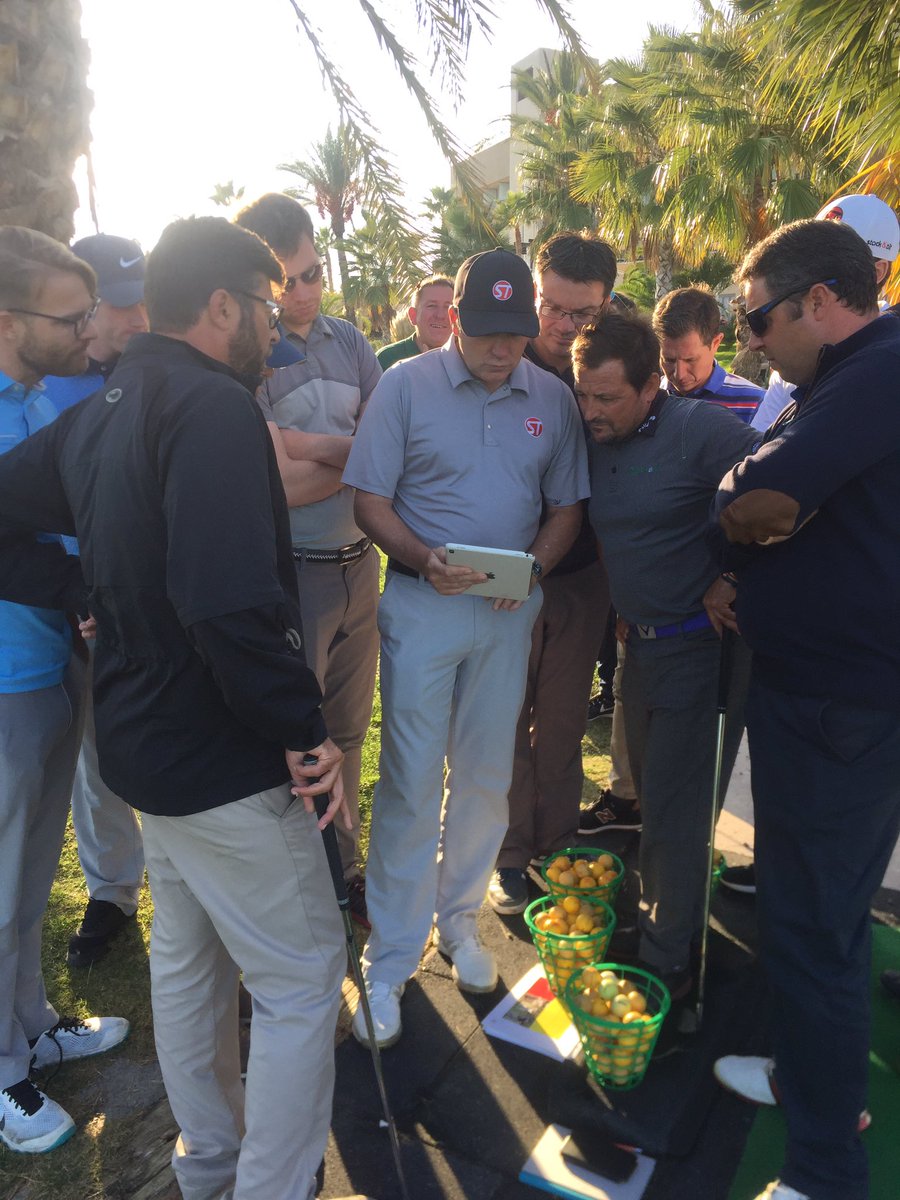 cheneygolf's tweet photo. @stackandtilt Network instructor training @Vdelestegolf resort in 🇪🇸. Great day and now ready for 40 people to arrive for #STCamp tomorrow! https://t.co/PdP8oAVyV3