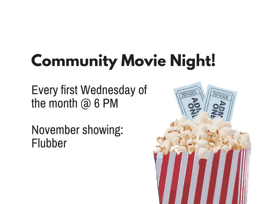 Peabody_Library's tweet photo. Tomorrow is the FREE Community Movie Night at the library! #movies #WhitleyPPL https://t.co/Hw8p7FewCH