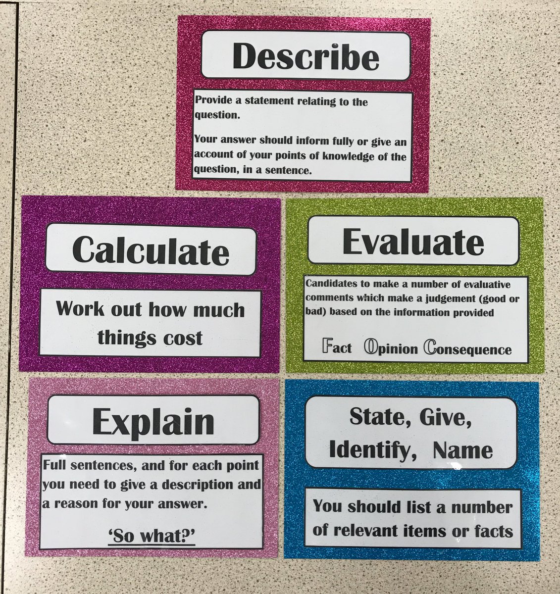MrsMcElhaneyMGS's tweet photo. Command words are better with a little bit of glitter ✨💡 https://t.co/vyhy3LMHoK