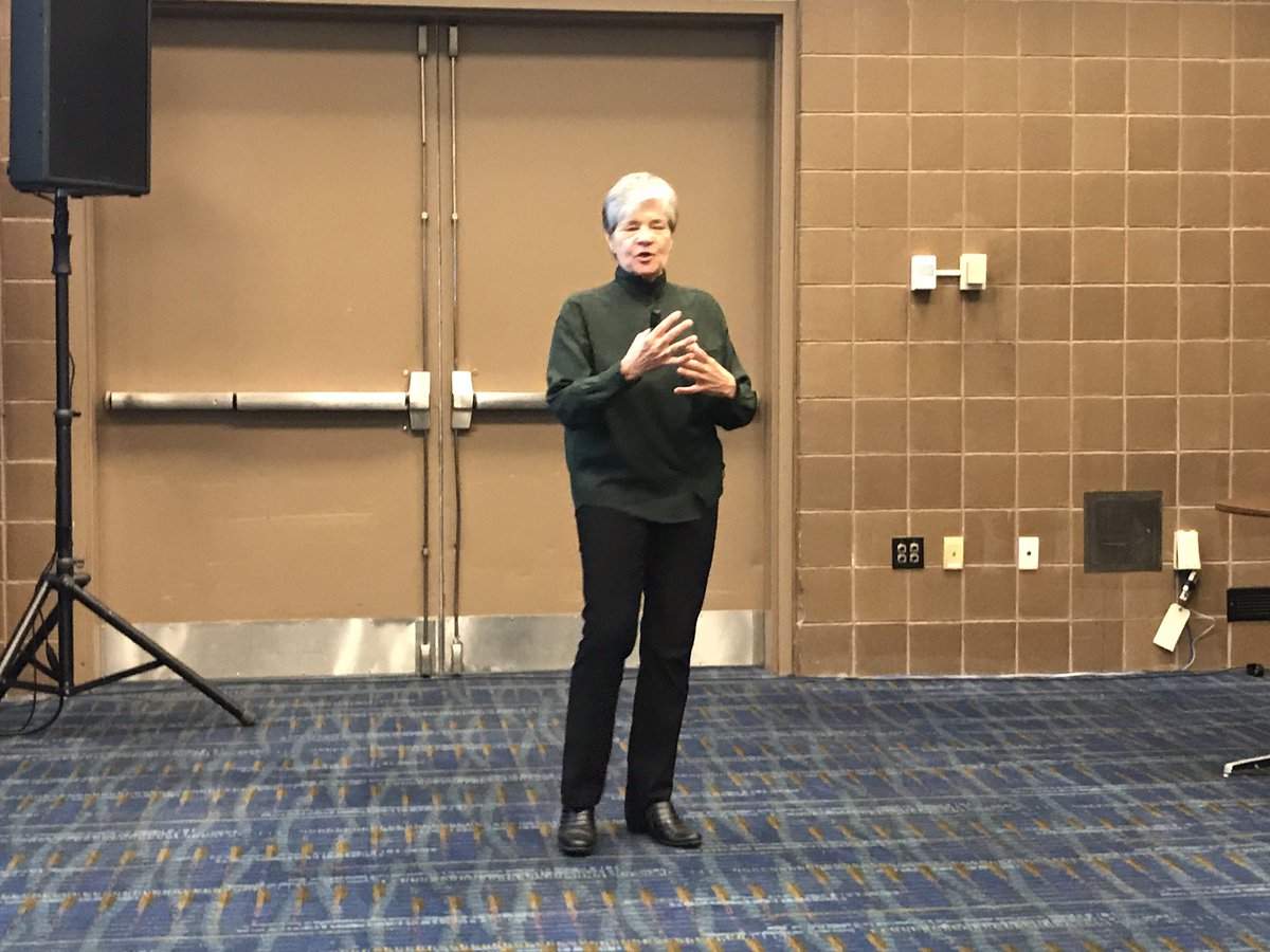 Karen challenging all of our perceptions on aging at #LeadingAge17 #whenim99
