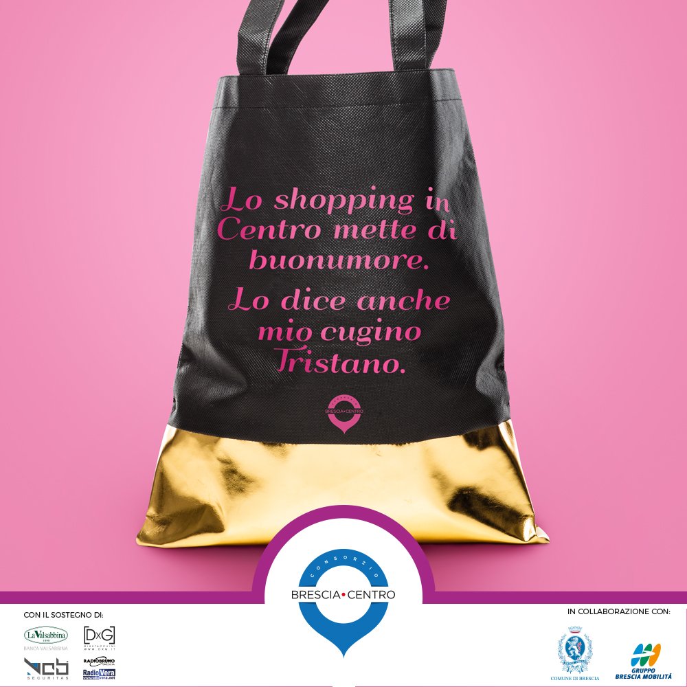 Le nuove shopper del Consorzio, realizzate in collaborazione con @ComuneBs e <a href="/bresciamobilita/">Brescia Mobilità</a>! Chiedetele nei negozi del Centro!
#Brescia