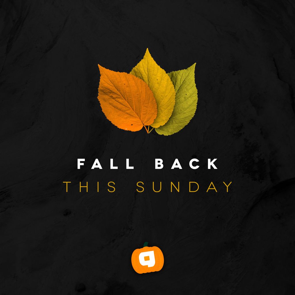 hellogreenbrier's tweet photo. ⏰ Mark your calendar! You get an extra hour of sleep this weekend. So there is NO excuse being late 🎃 https://t.co/PEKnDPcEqX