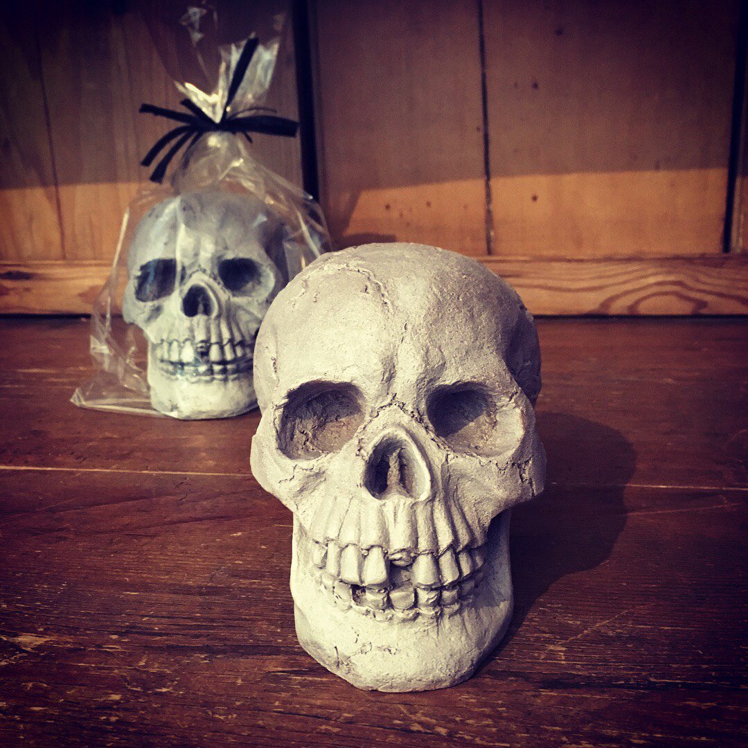 NofoPig's tweet photo. Happy Halloween! The first customer who comes in today and says "I need a skeleton in my closet" will win this delicious chocolate skull...#nofo #giveaway #Halloween2017 https://t.co/GrmIA06NEz