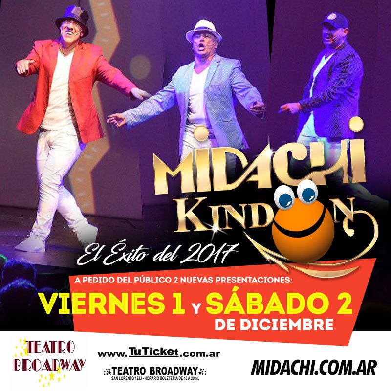 Debido al éxito seguimos agregando nuevas funciones. Ya a la venta! #Rosario <a href="/teatrobroadway/">Teatro Broadway </a>