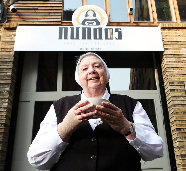 BBCJohnnyIAnson's tweet photo. We meet the Sisters behind #Nundos @Sr_Linda_FDC https://t.co/J2gFRgnpyX