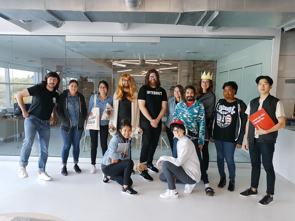 junocollege's tweet photo. Happy Halloween from the HackerYou team! https://t.co/S5NNFjYHuz