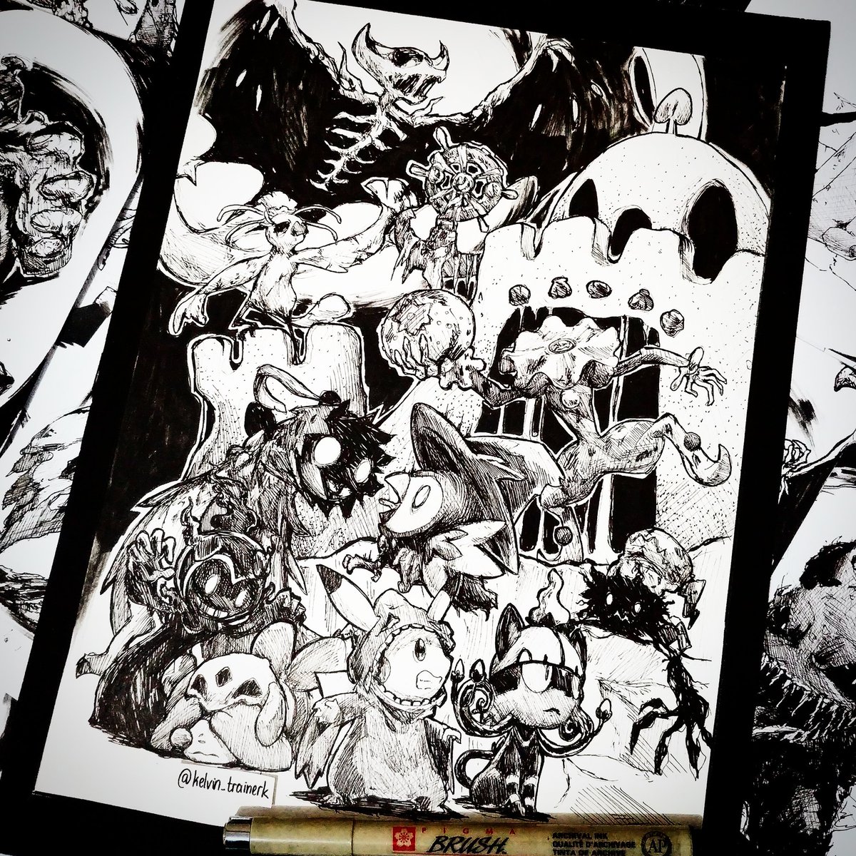 #Inktober2017 Part 9/9 FINALE
HAPPY HALLOWEEN!! 🎃👻
Enjoy! RTs are appreciated! 😊
#Halloween #Pokemon @Junichi_Masuda
