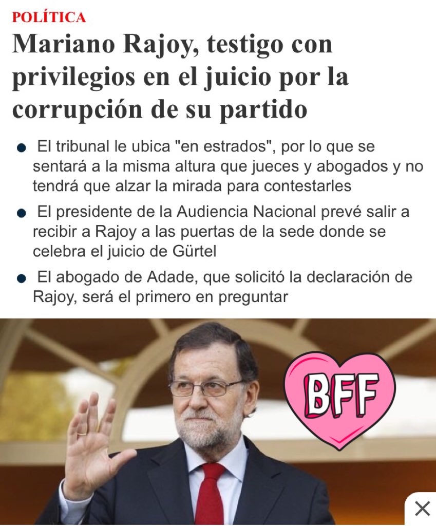 eljueves's tweet photo. Puigdemont dice que la Justicia española no le ofrece garantías. Pues que se afilie al PP. https://t.co/sCJepMgeng
