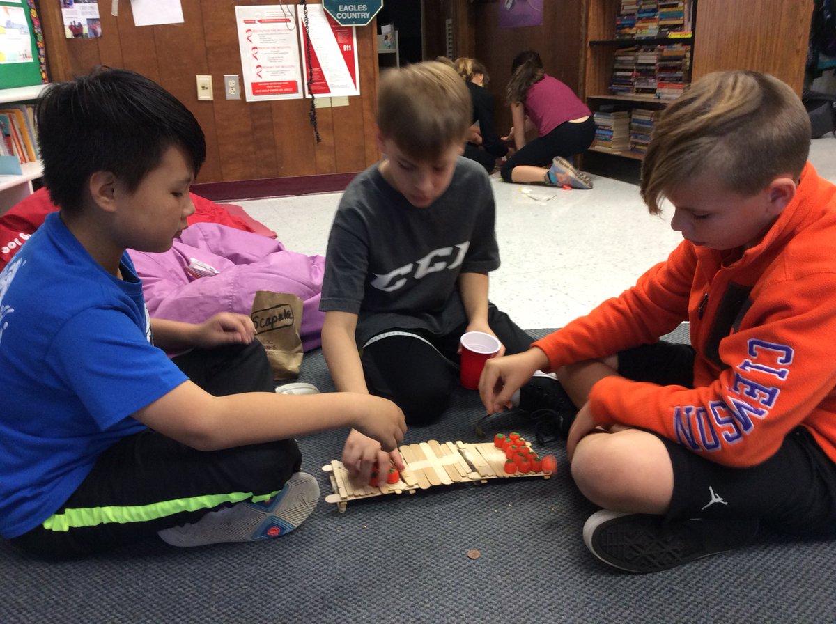 Bone Bridge STEM Challenge-lengths varied from 6 to  36 inches holding 36 to 111 pumpkins. #soudySTEM #sasdnext <a href="/SASD_SalfordHil/">Salford Hills Elem</a>