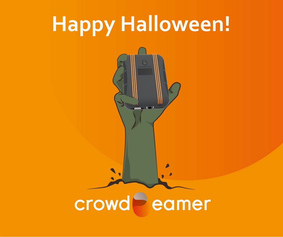 crowdbeamer's tweet photo. crowdbeamer wishes everyone a #HappyHalloween! 👻🦇🎃 https://t.co/WTPRy6Zb3P