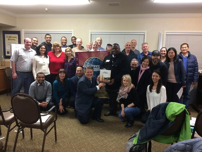 Toastmasters's tweet photo. Members Connections. Walnut Creek #Toastmasters club in #California, full house while being introduced to #Pathways https://t.co/brjdq7MWW0 https://t.co/Uvlci724Xd