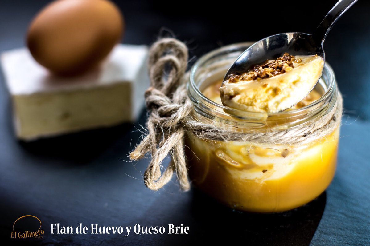 Gallinerosanse's tweet photo. ¿Te apetece algo dulce? En #ElgallinerodeSanse tienes el mejor flan de huevo con queso brie y dulce de leche que has probado nunca! https://t.co/WeLbI9tjIN