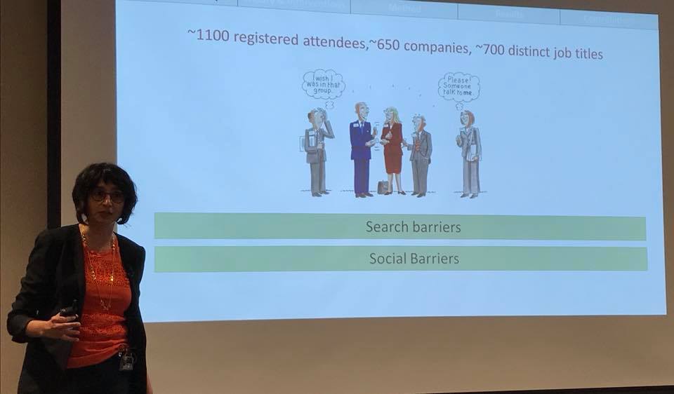 profpauwels's tweet photo. Women face #search &amp; #social barriers at STEM job conferences, but emailing them a list of attendees to #connect reverses that #codecon17 https://t.co/LpDdQo9aA5