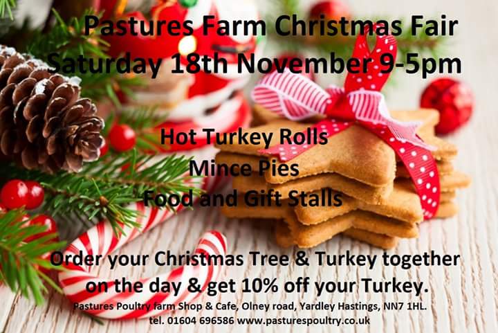 Date for your diaries 18th Nov. Lots of craft and food stalls.
