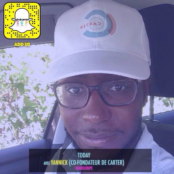 AnSavFeSa's tweet photo. Retrouvez notre super CEO durant 24h sur le snap de @generationcuptv  !
#Carterlife 
Add : @generationcuptv https://t.co/PlDqCOLoaR