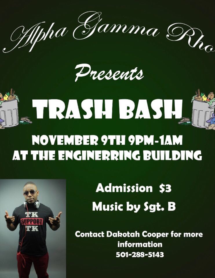 AlphaGammaRhoSA's tweet photo. #TRASHBASH2017 https://t.co/8Q0DRgRgdv