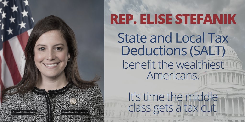 don_kirchoff's tweet photo. .@RepStefanik YES on #GOP #ProGrowth #TaxReform Eliminate unfair state and local tax breaks. #EndSALT https://t.co/2gMuB5XRxO #PJNET_NY