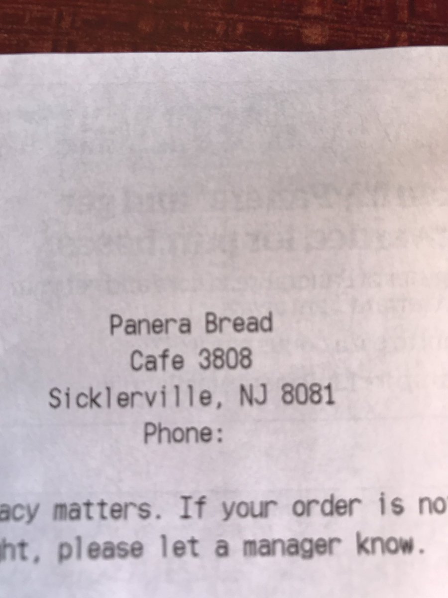 Steve_Lantz's tweet photo. Come on @panerabread, fix your database field values. #leadingzero https://t.co/rWX5MUvlJr