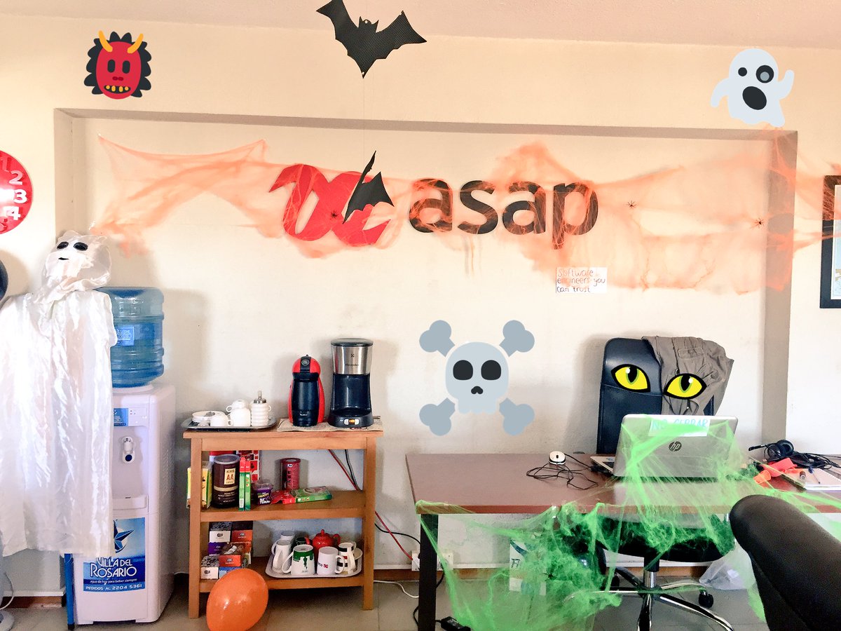 asapdevelopers's tweet photo. We are ready to go live!! Are you??? 10.30 am!! #StayTuned #HALLOWEENPARTY https://t.co/1cvjulD6Dd