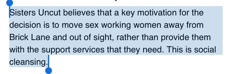 SexWorkHive's tweet photo. Tower Hamlets Council wants to push sex workers out of the area  read the @eeSistersUncut statement #dontlosehope https://t.co/KB9V9pZtQC https://t.co/yvZJ5wCSeE