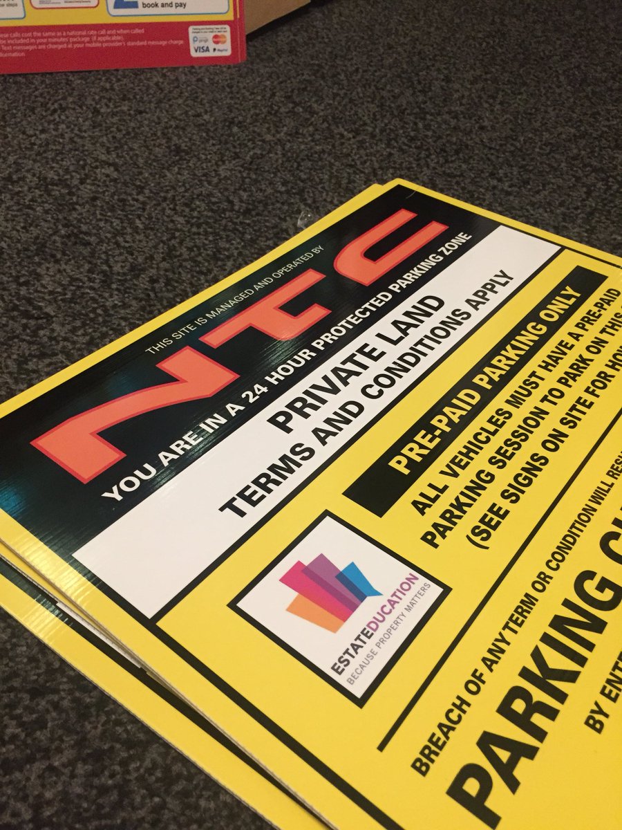 Some new signs for <a href="/estateducation/">Estateducation</a>’s Bristol house. #24hours #parking #norwich