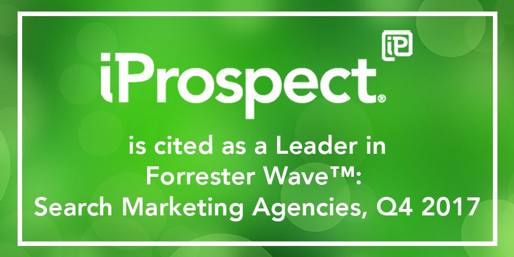 We are honored to have been named a Leader in @Forrester Wave Search Marketing. bit.ly/2z7GVFh