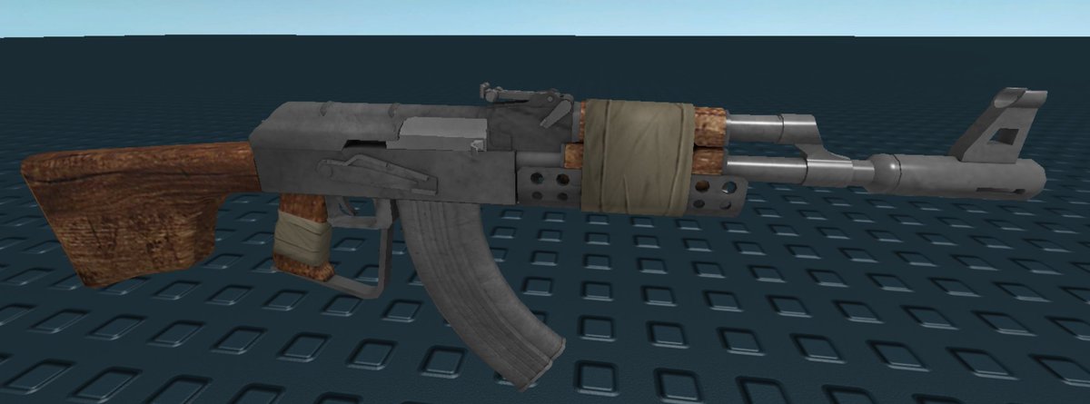 Carl On Twitter My First Gun With Actual Textures Robloxdev Roblox Not For Prison Royale