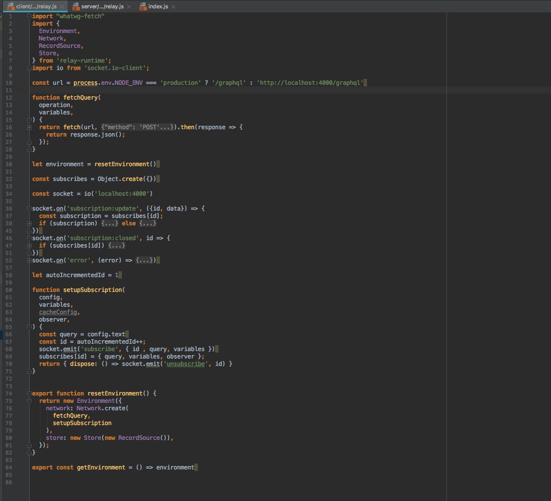svrcekmichal's tweet image. #relayjs modern, socket.io and fun time with @GraphQL subscriptions