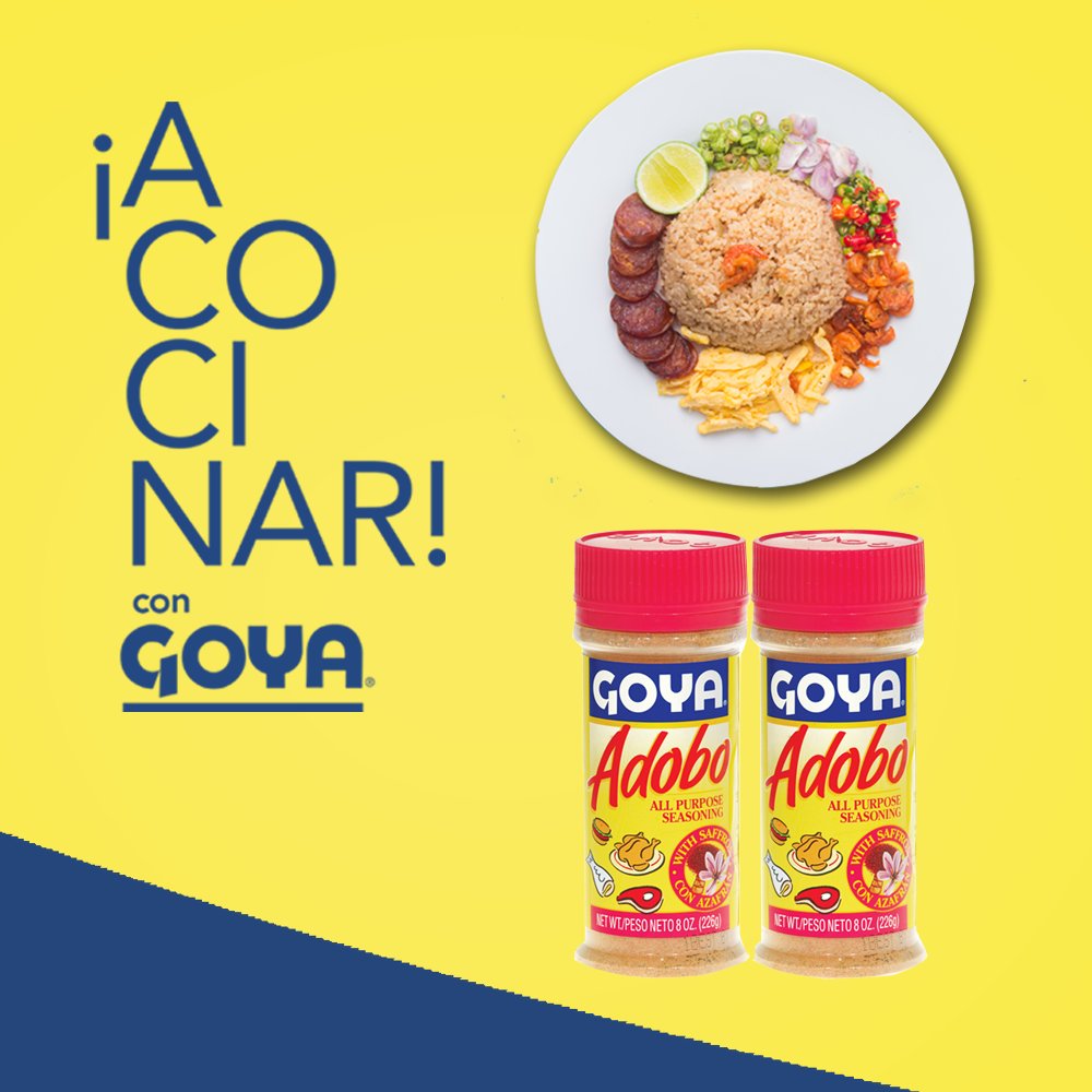 GOYASD's tweet photo. Nuestro adobo #Goya le da ese toque ideal a tus comidas ¡Pruebalo ya! #SiEsGoyaTieneQueSerBueno https://t.co/VW8XHinPK1