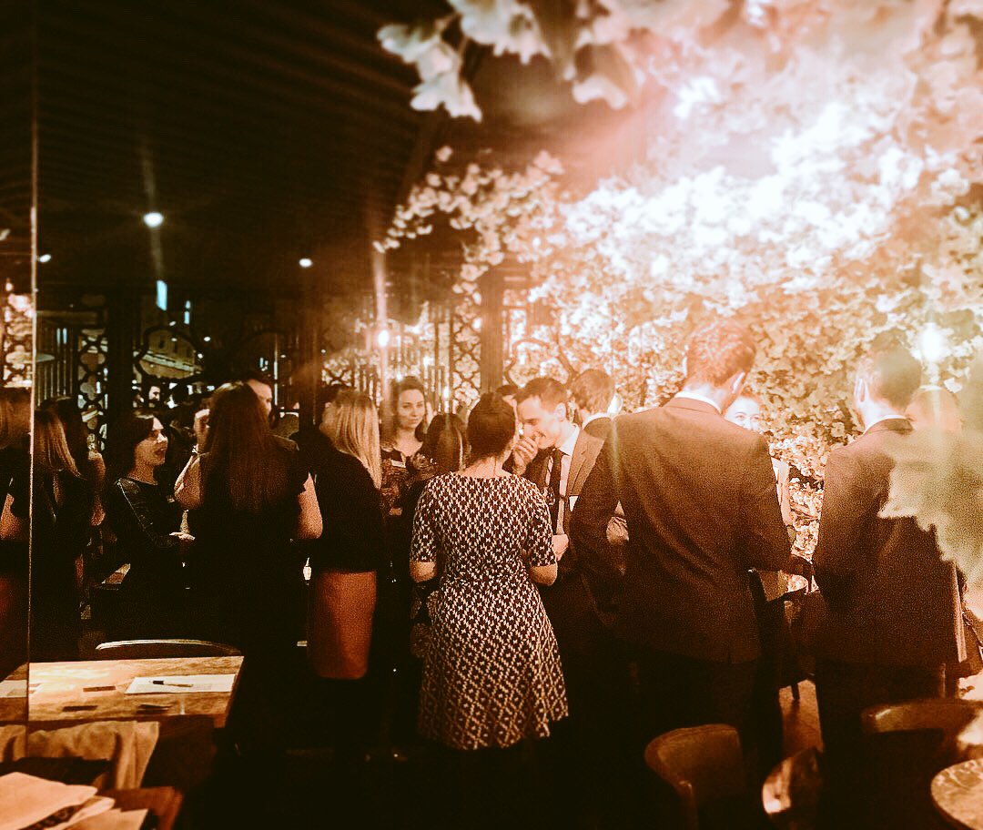 RobCowling10's tweet photo. The simply stunning @TattuRestaurant in #Leeds plays host to @irwinmitchell #futuresnetwork this evening #speednetworking #blindtasting https://t.co/jIYkRAkDne