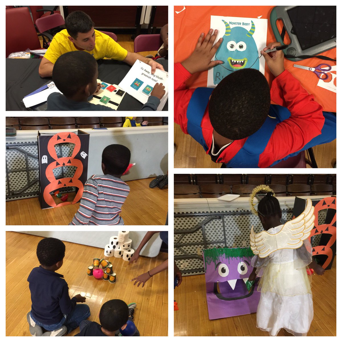 The TEACCH staff created a spectacular experience for the students today🎃🎃