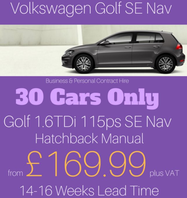 carleasingMVL's tweet photo. *STOCK OFFER *#VW #Golf 6+23, 8,000 miles per https://t.co/4D99ItysOd us today to nab one of these! #ukcarlease #contracthire #cheapcarlease https://t.co/7dROiwgUYU
