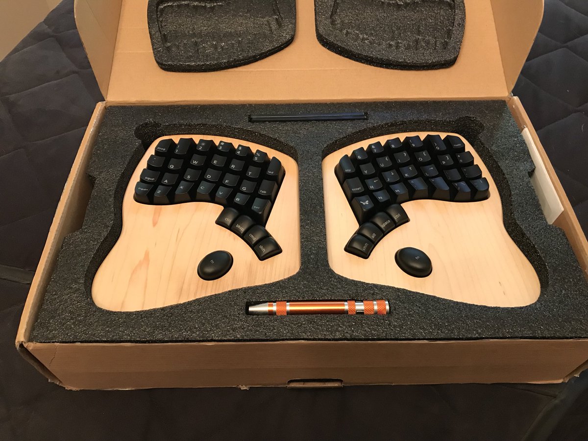 danhahne's tweet photo. Success! @keyboardio https://t.co/NHbxVVNf1P