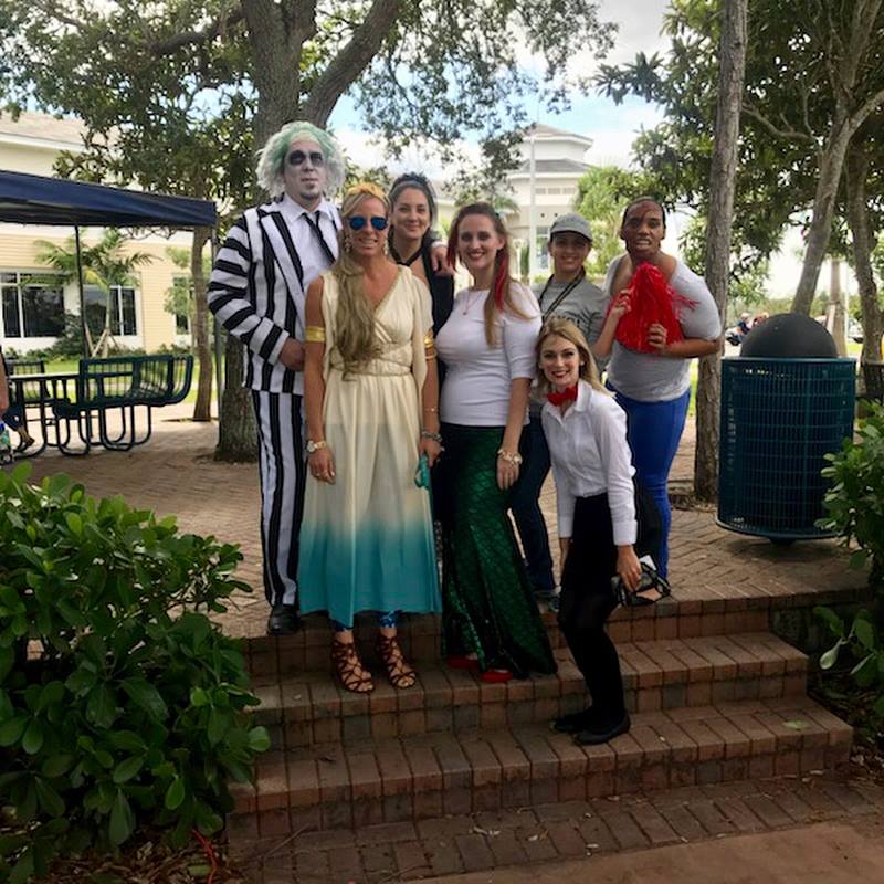 Mass_Historia's tweet photo. Happy Halloween from Beetlejuice and Lydia and the gang! @NBPSEagles https://t.co/iTiYPSUJfE